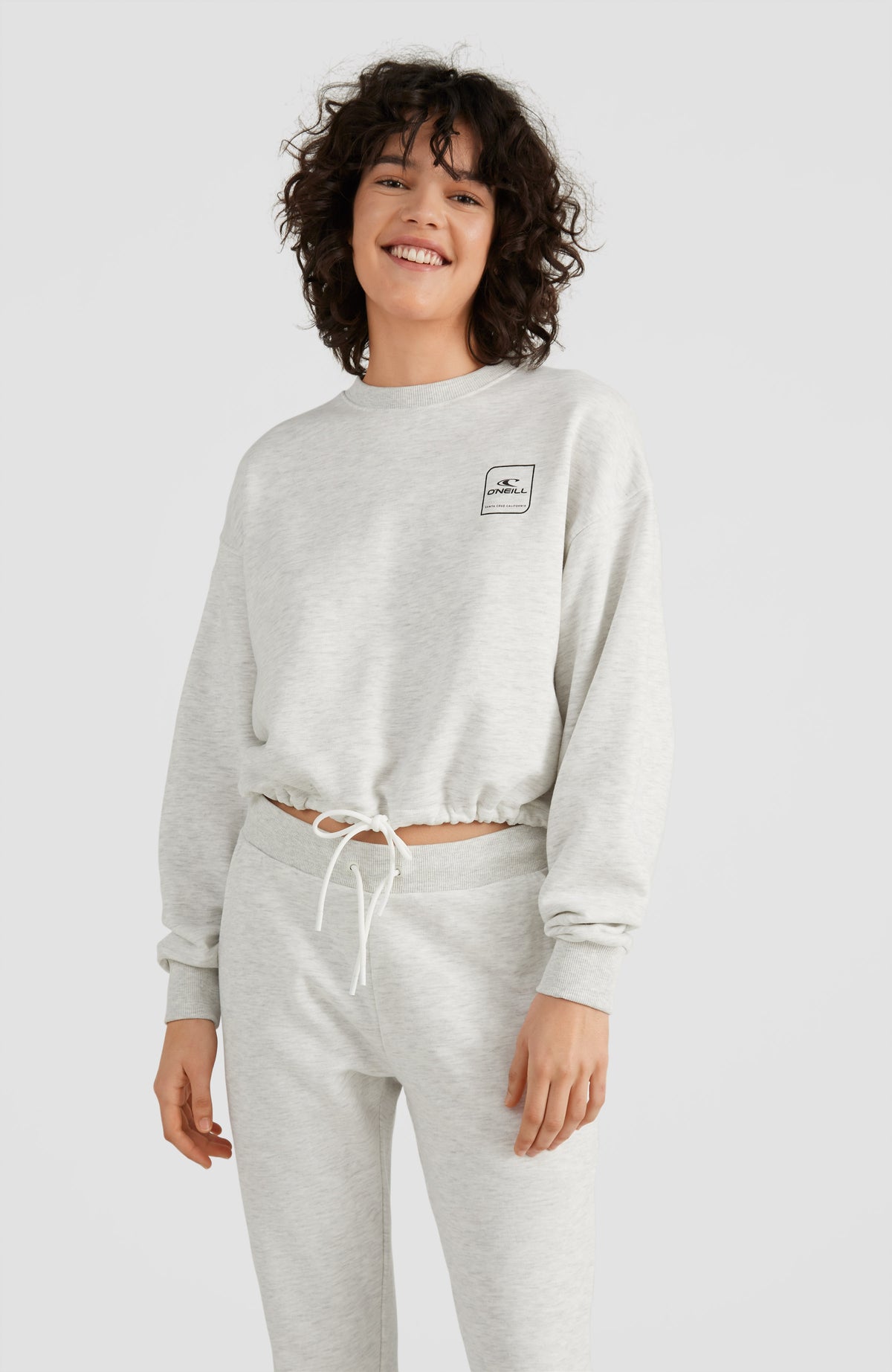 Cube Crew Sweatshirt | White Melange