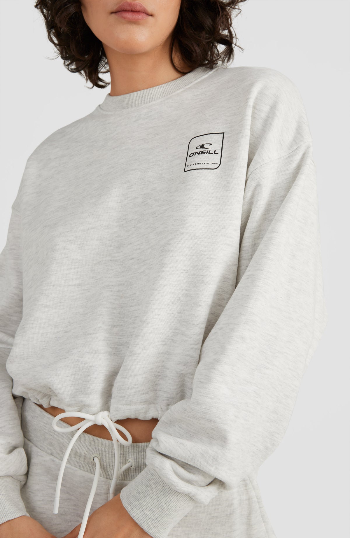 Cube Crew Sweatshirt | White Melange