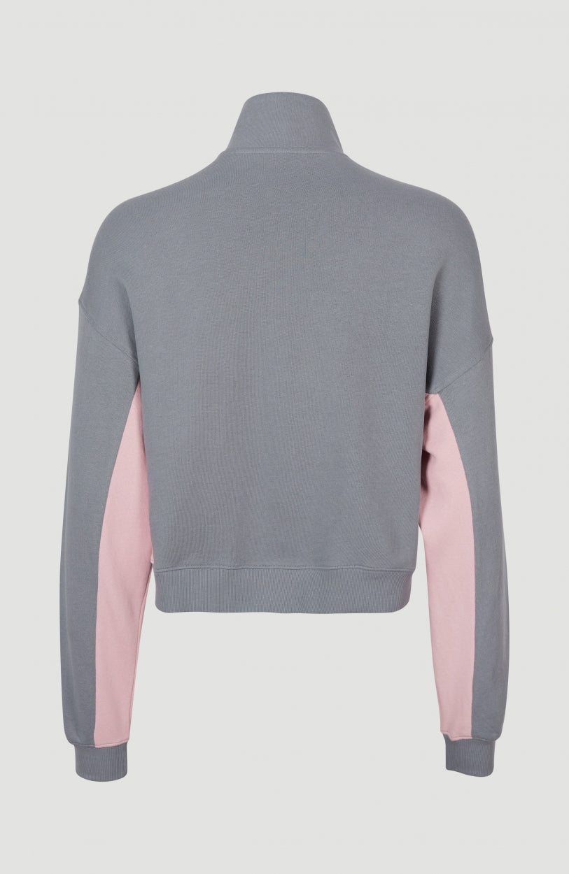 Amaryllis Half-Zip Turtle Neck Crew Sweatshirt | Tradewinds