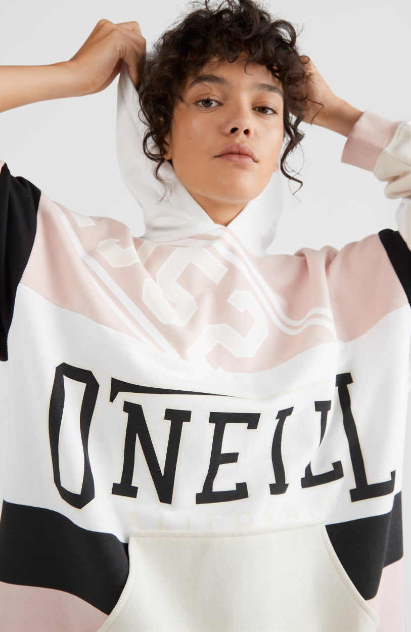 Collegiate Progressive Hoodie | Black Out Colour Block