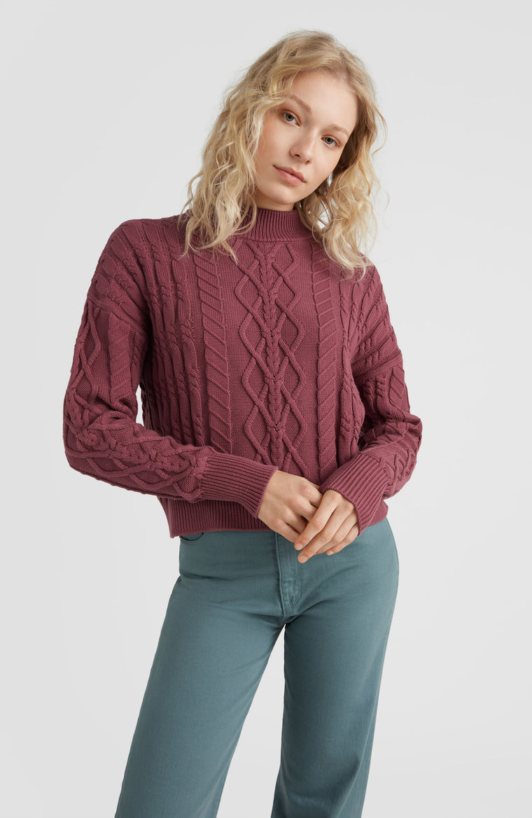 Cable Knit Pullover | Nocturne