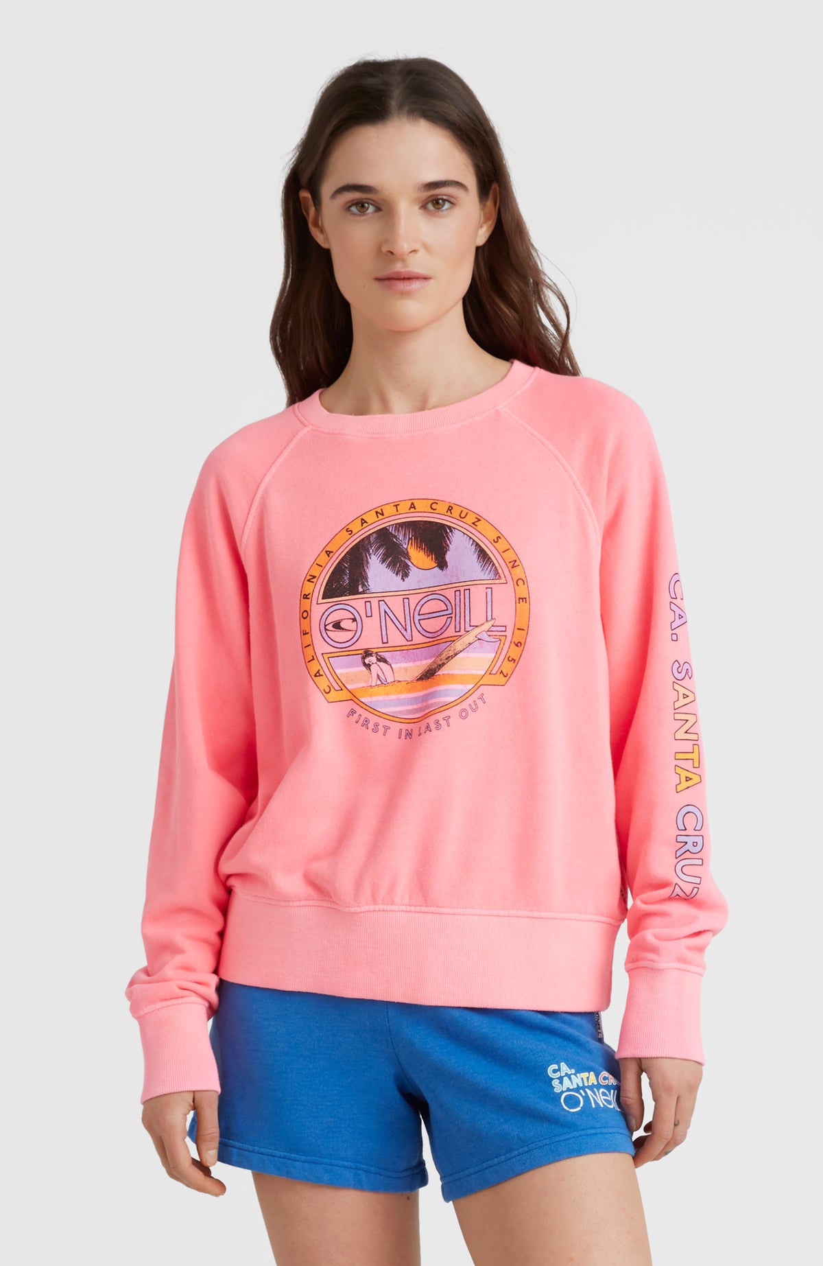 Cult Shift Crew Sweatshirt | Diva Pink