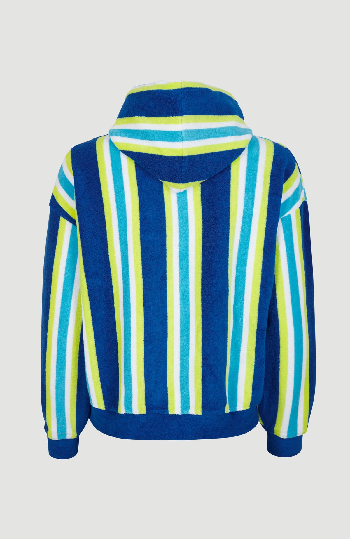 Brights Terry Hoodie | Blue Towel Stripe