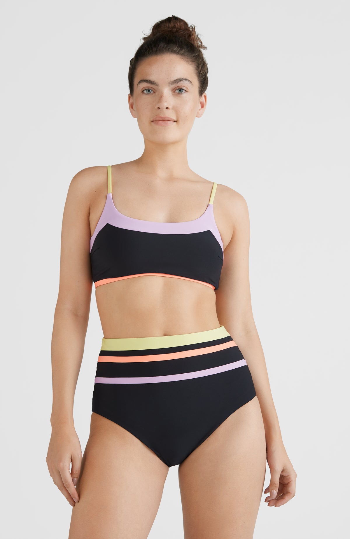 Cori - Talaia Bralette Bikini Set | Black Multi 2