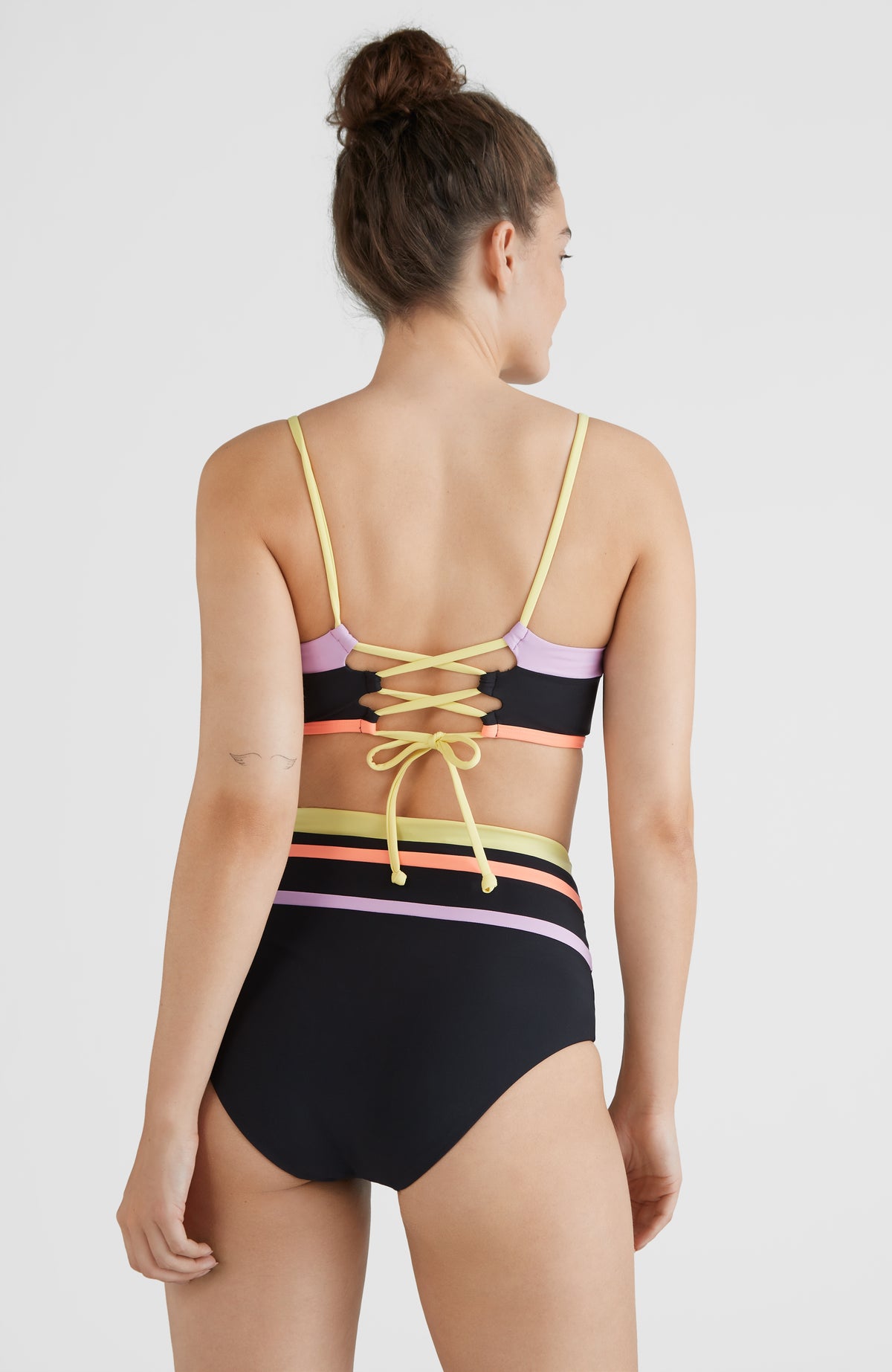 Cori - Talaia Bralette Bikini Set | Black Multi 2