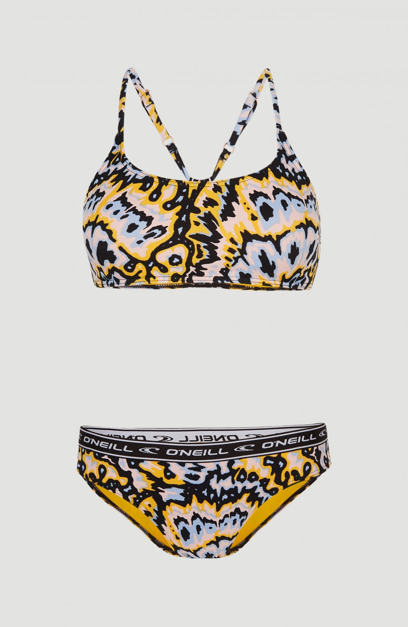 Sport Bralette Bikini Set | Orange AO 1