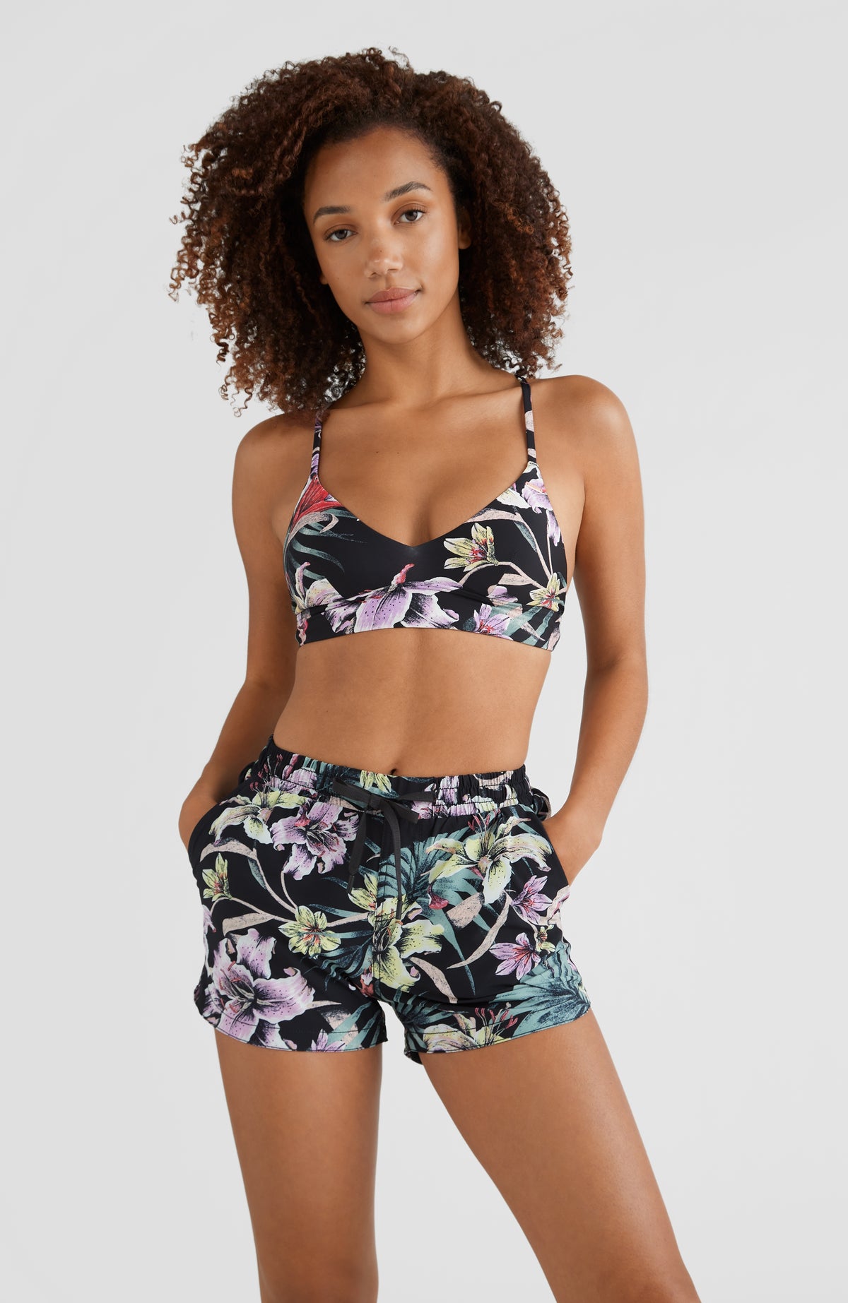 Anglet Swim Shorts | Black AO 1