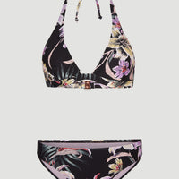 Marga - Rita Halter Bikini Set | Black AO 1