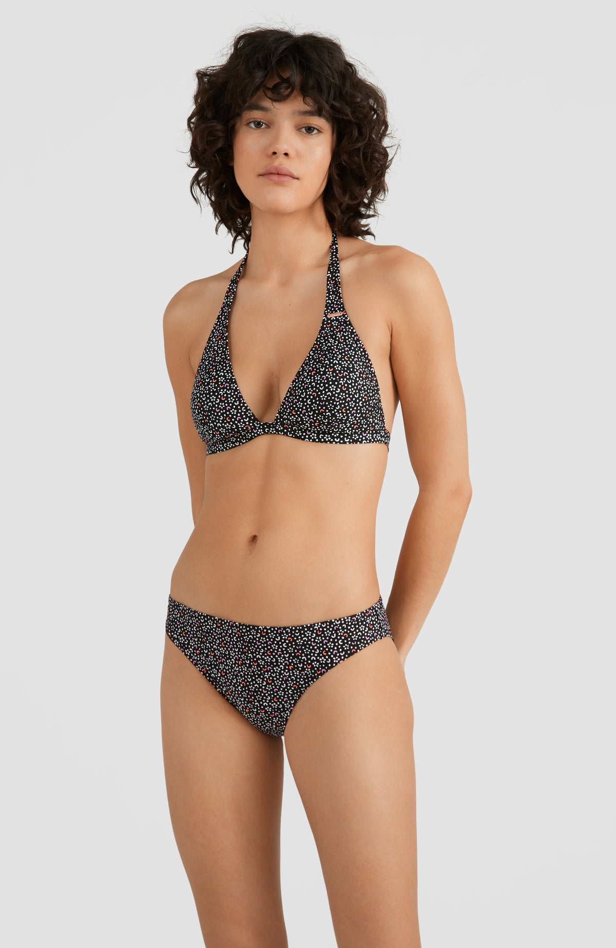 Marga - Rita Halter Bikini Set | Black AO 2