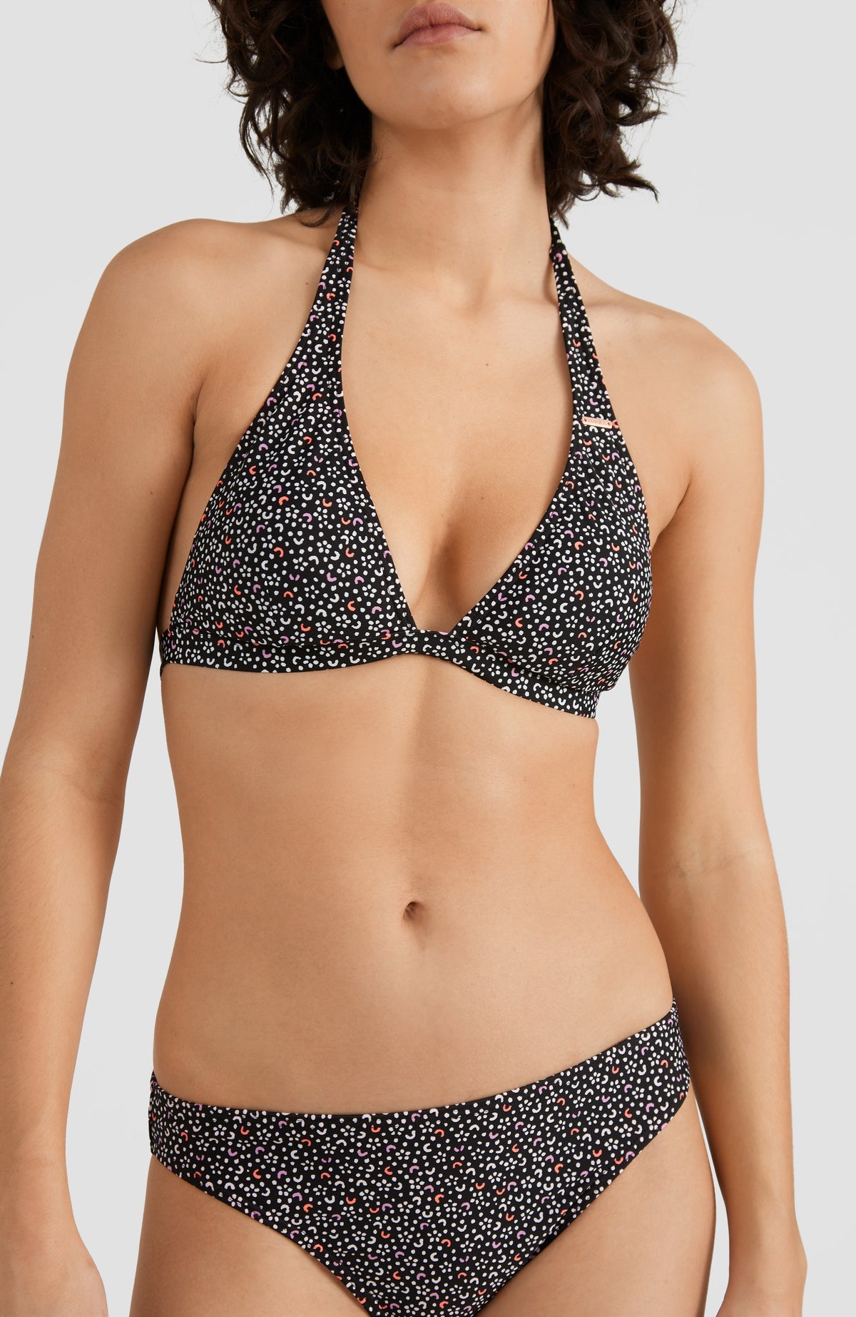 Marga - Rita Halter Bikini Set | Black AO 2