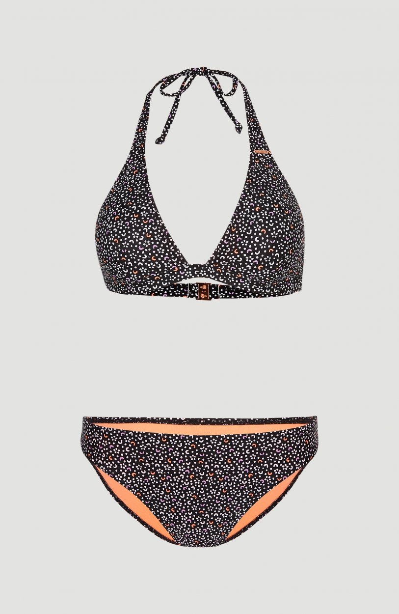 Marga - Rita Halter Bikini Set | Black AO 2