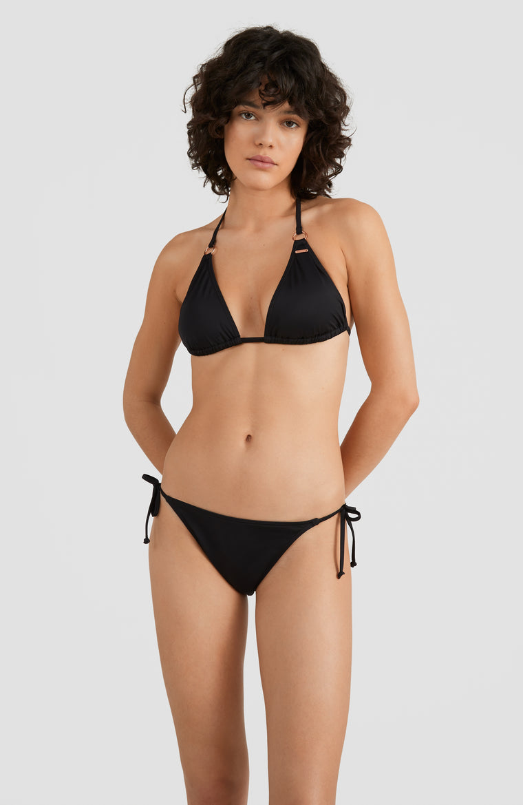 Capri Triangle Bikini Top | Black Out
