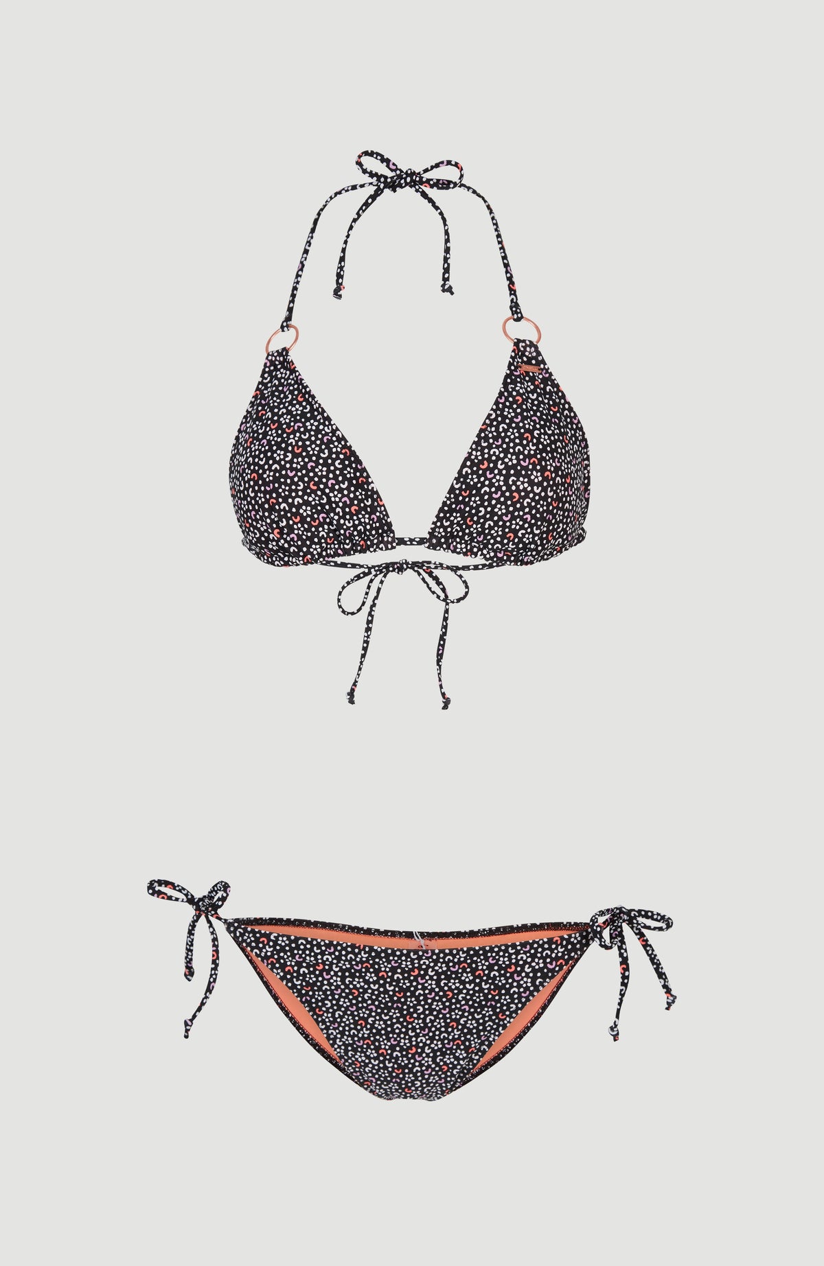 Capri - Bondey Triangle Bikini Set | Black AO 2