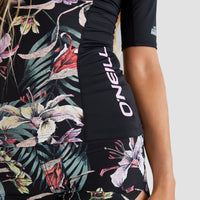 Anglet Shortsleeve Skin with All Over Print | Black AO 1