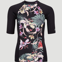 Anglet Shortsleeve Skin with All Over Print | Black AO 1
