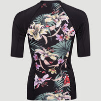 Anglet Shortsleeve Skin with All Over Print | Black AO 1