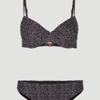 Julia - Rita Mould Wire Bra Bikini Set | Black AO 2