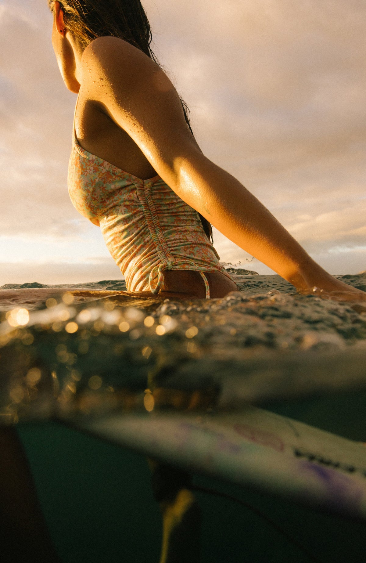 Valley Swimsuit | Blue Beach Flower