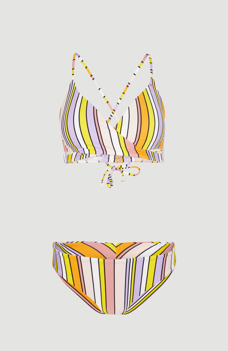 Baay - Maoi Bralette Bikini Set | Multi Stripe