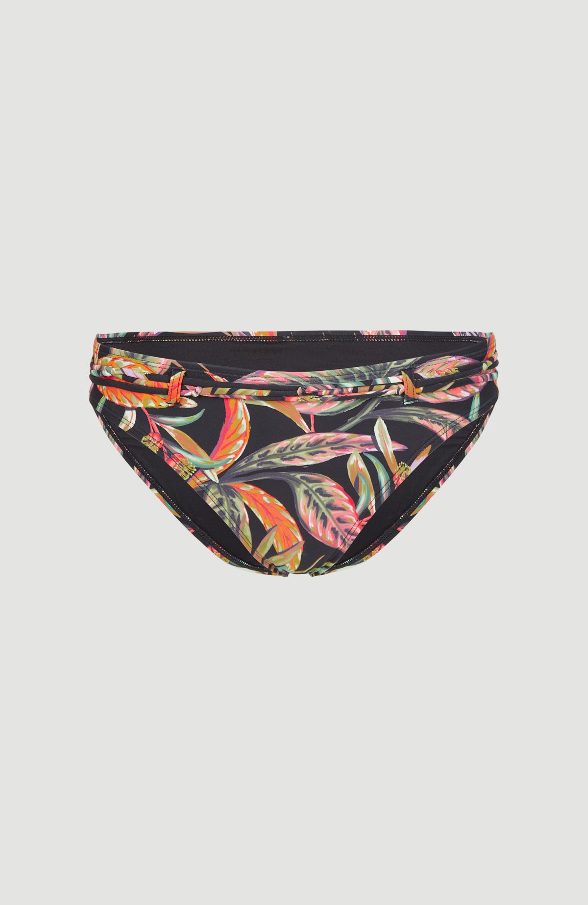 Cruz Bikini Bottoms | Black Tropical Flower