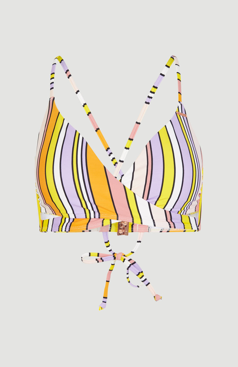 Baay Bralette Bikini Top | Multi Stripe