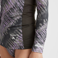 Women Of The Wave Longsleeve UPF 50+ Sun Shirt Skin | Grey Tie Dye