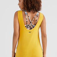 Yoga Flow Singlet | Old Gold
