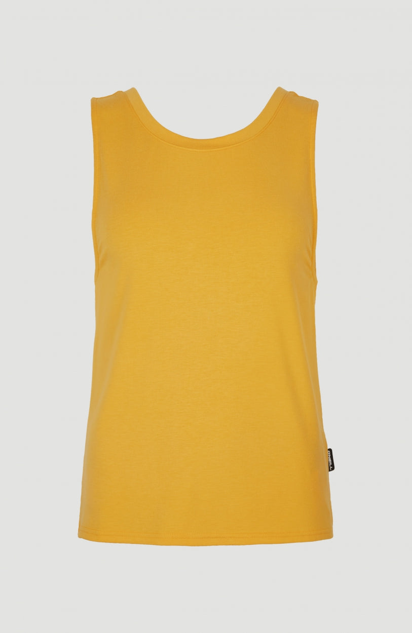 Yoga Flow Singlet | Old Gold