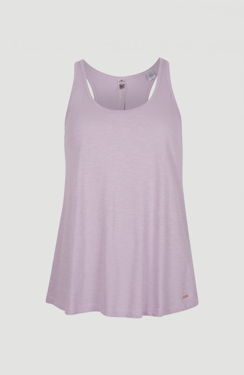 Button Back Tanktop | Lavendar Frost