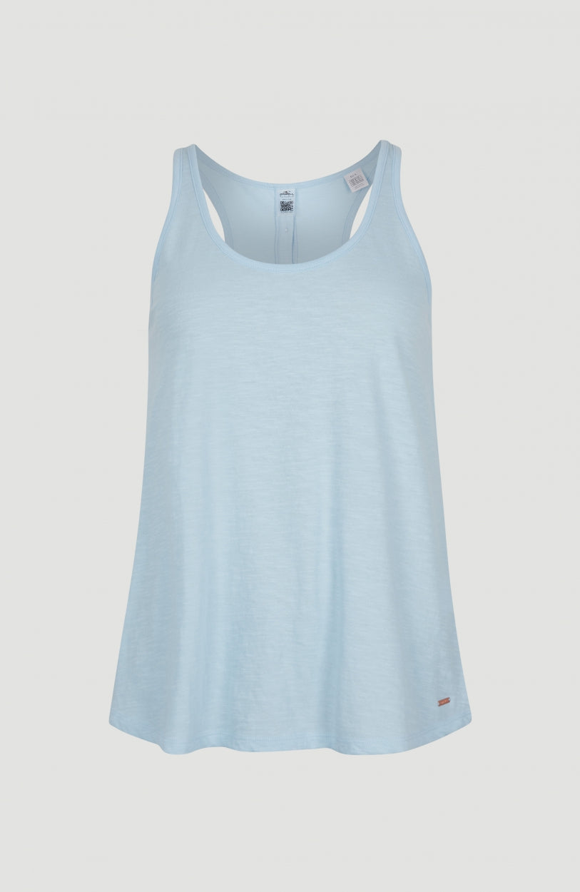 Button Back Tanktop | Cerulean