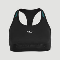 Active Sport Top | Black Out Colour Block