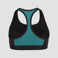 Active Sport Top | Black Out Colour Block