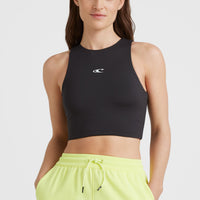 Active Cropped Sports Top | Black Out