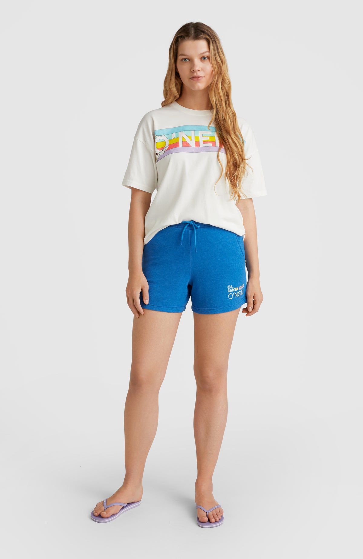 Connective Graphic Long T-Shirt | Snow White