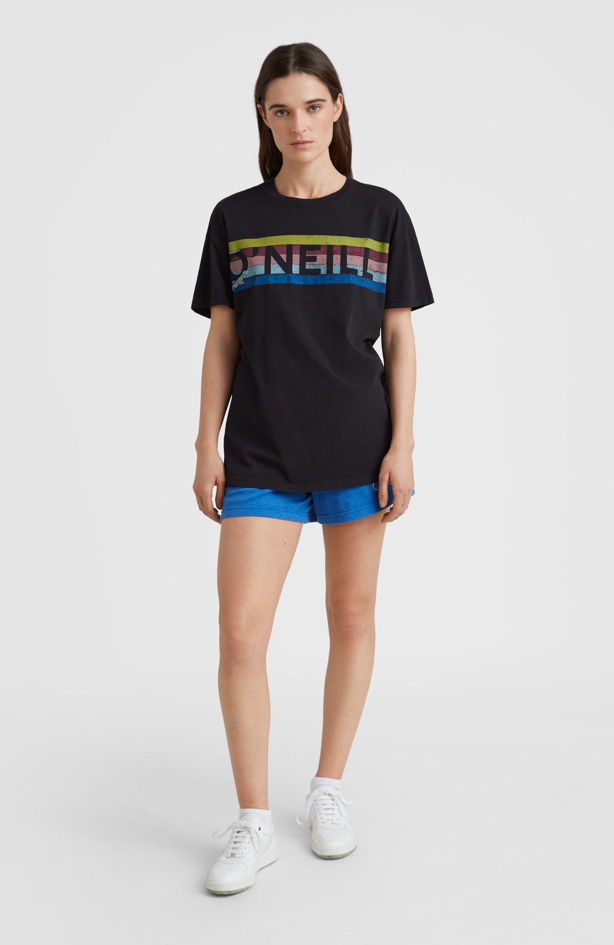 Connective Graphic Long T-Shirt | Black Out