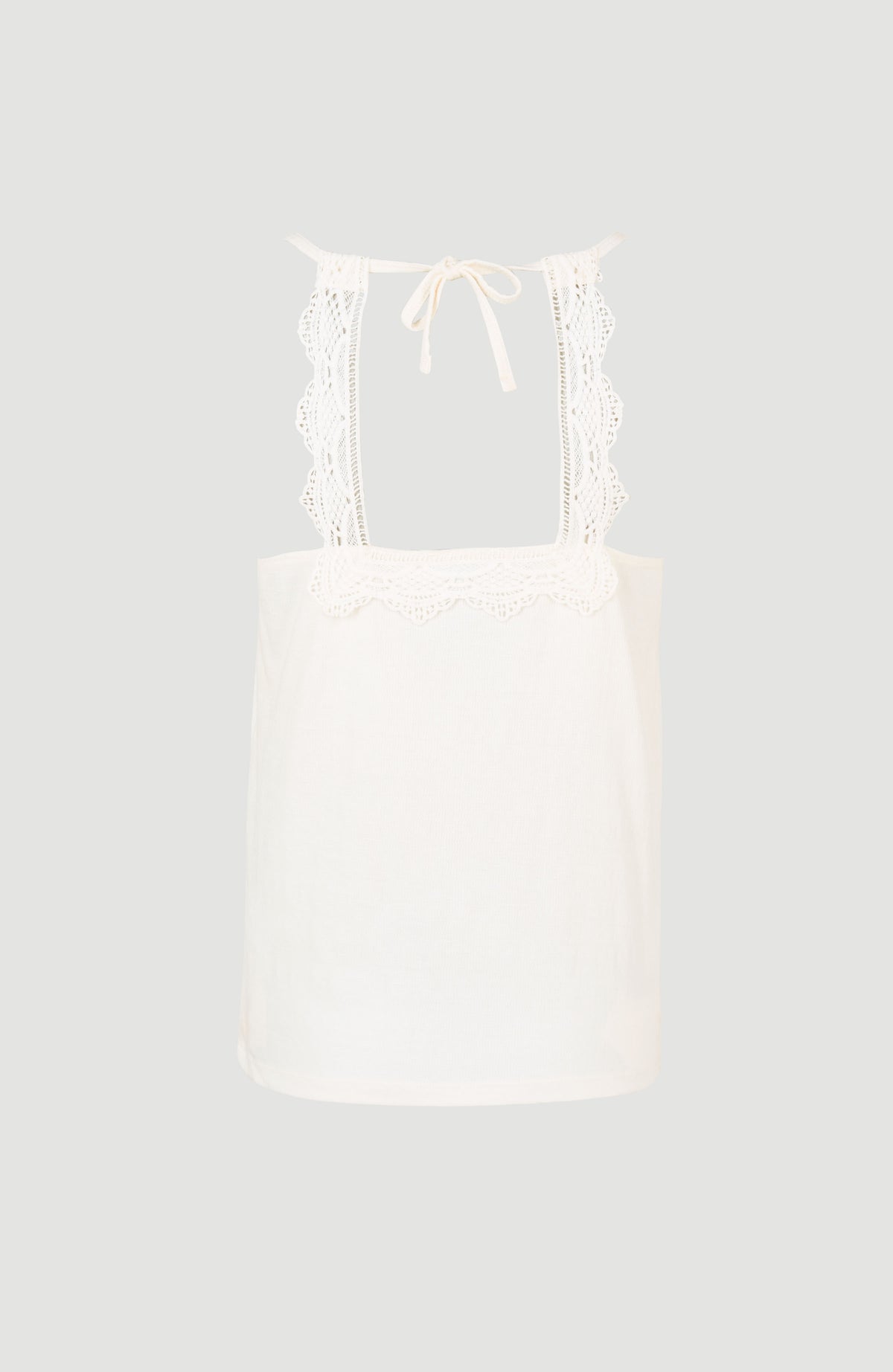 Ava Lace Tanktop | Snow White