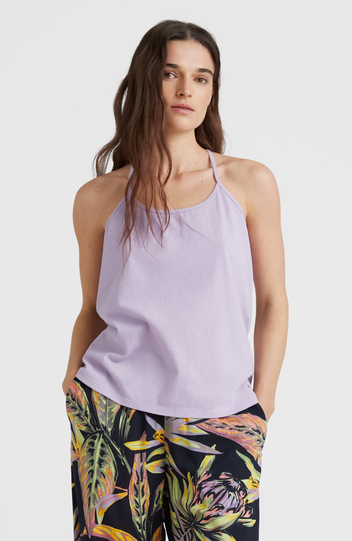 Ava Lace Tanktop | Purple Rose