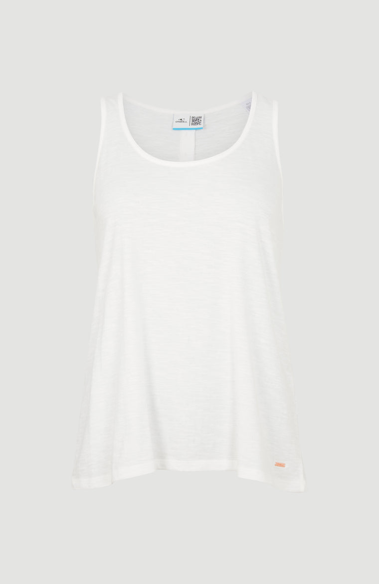 Ella Button Back Tanktop | Snow White