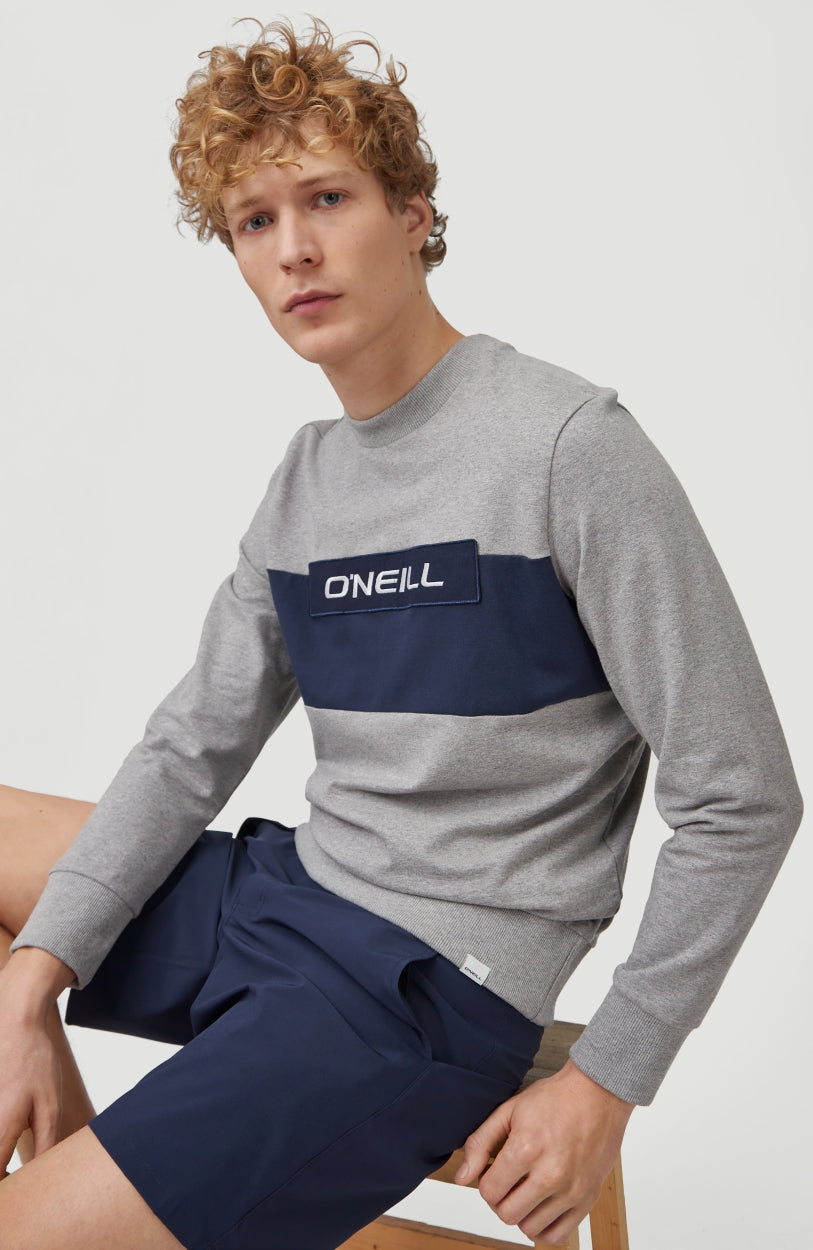 Club Crew Sweatshirt | Silver Melee -A