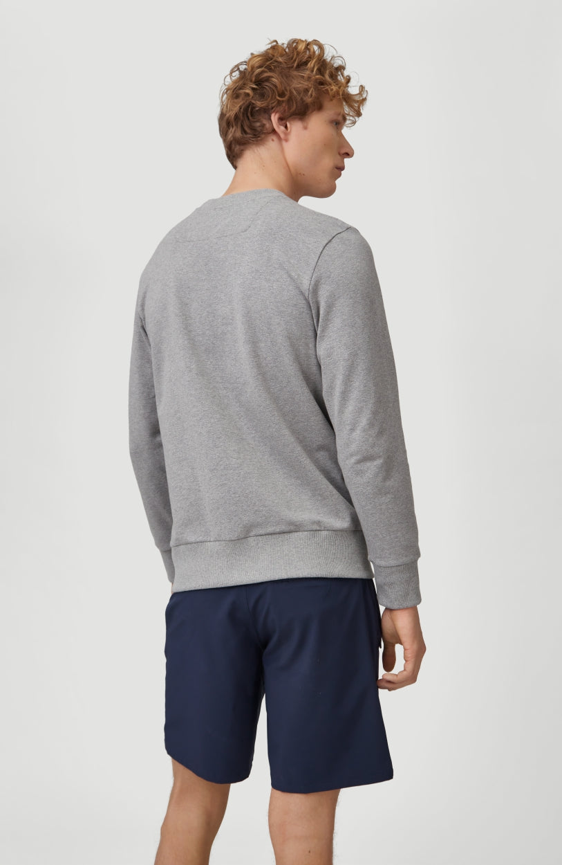 Club Crew Sweatshirt | Silver Melee -A