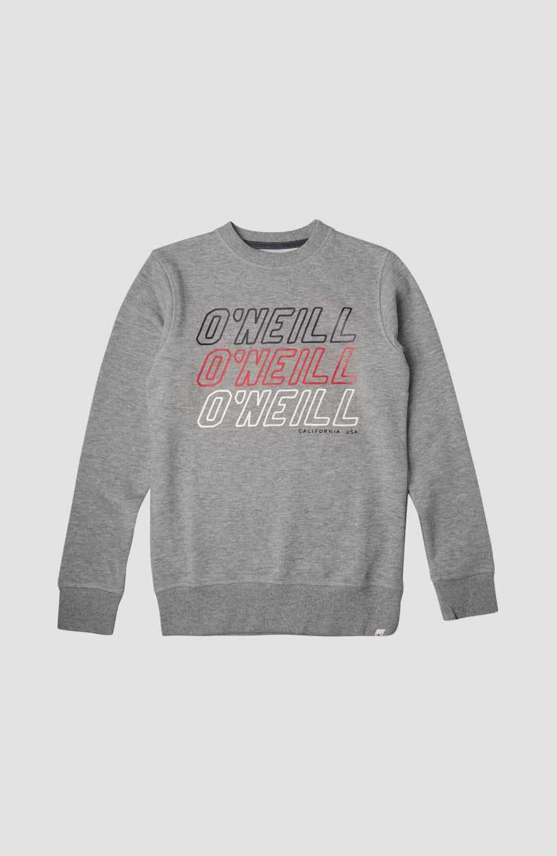 All Year Crew Sweatshirt | Silver Melee -A