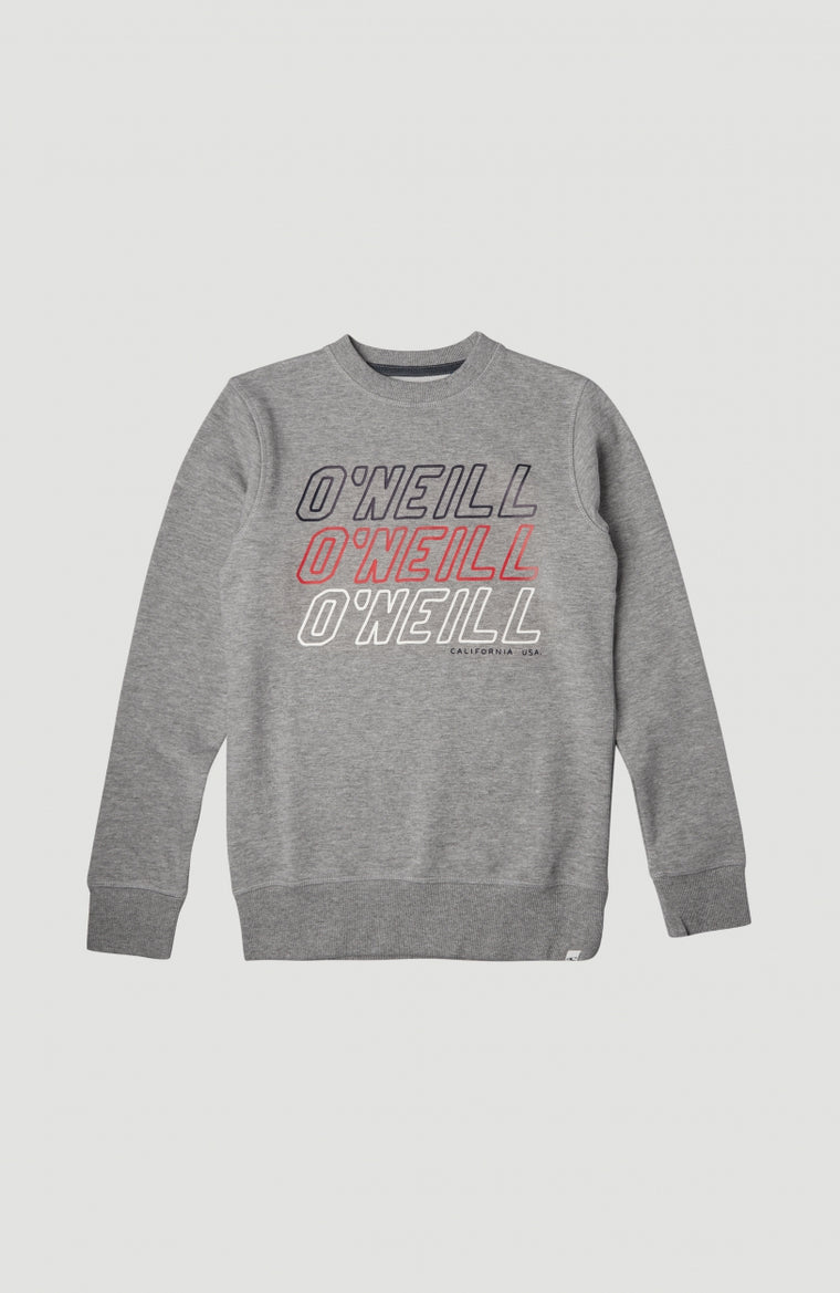 All Year Crew Sweatshirt | Silver Melee -A