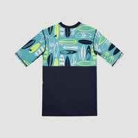All Over Print Shortsleeve Skin | Blue With Yellow