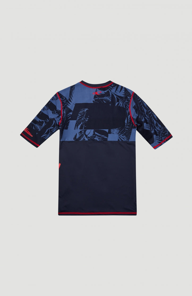 All Over Print Shortsleeve Skin | Blue With Blue