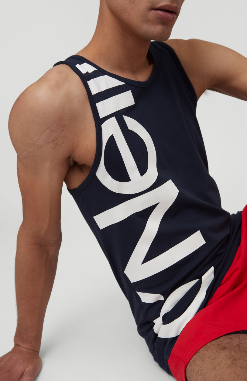 Cali Vert Tanktop | Ink Blue -A