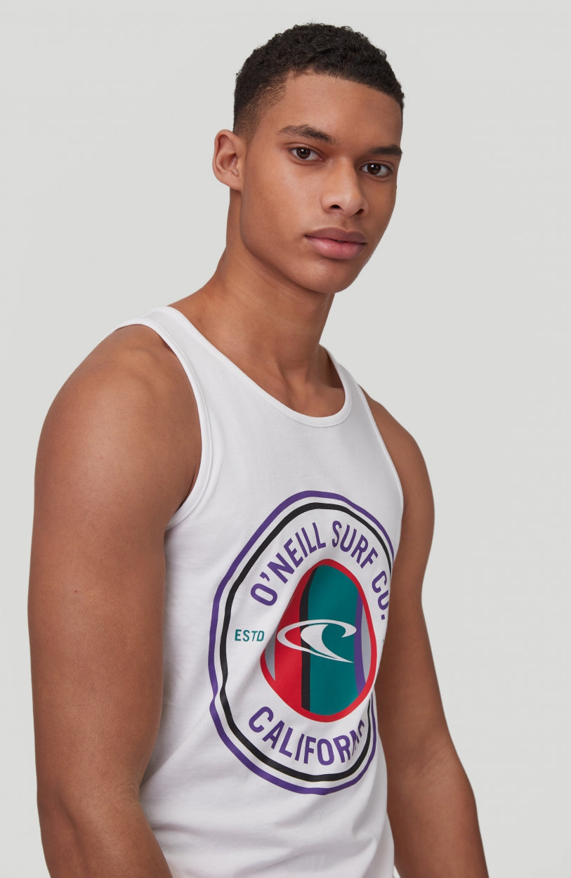 Club Circle Tanktop | Powder White