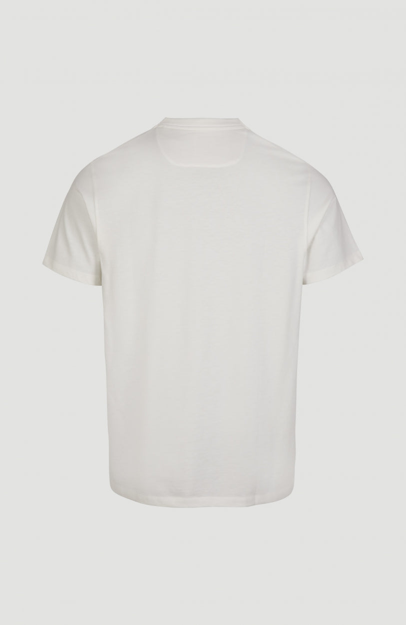 Center Surfer T-Shirt | Powder White