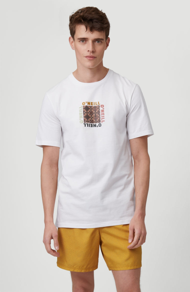 Center Tribe T-Shirt | Powder White