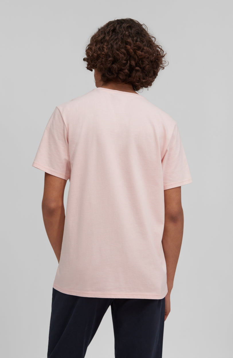 Abstract Wave T-Shirt | Crystal Rose