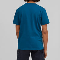 Abstract Wave T-Shirt | Moroccan Blue